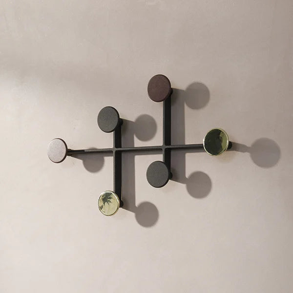 Coat Hanger in black-brass designed by Afteroom Studio