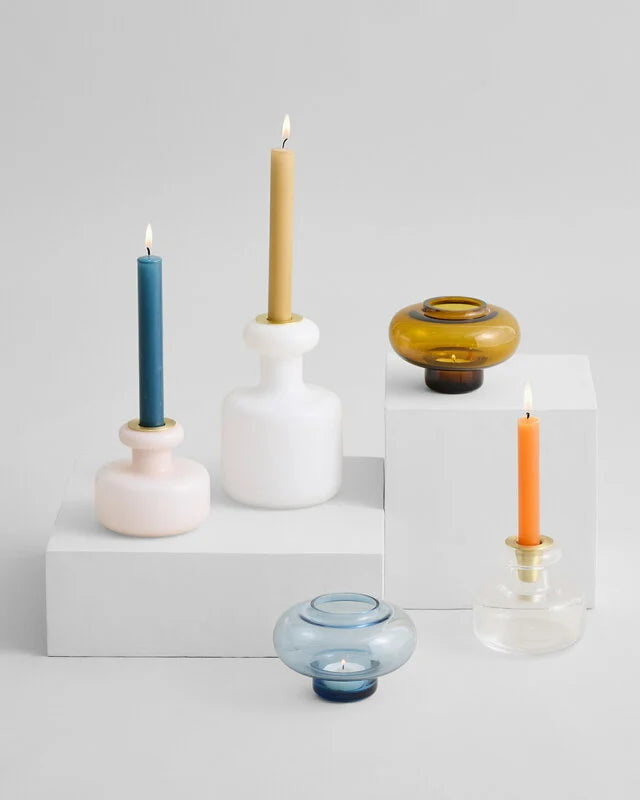 Fyr Candleholder, Blueberry