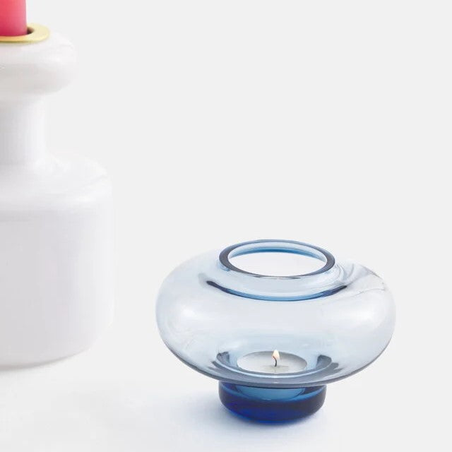 Fyr Candleholder, Blueberry